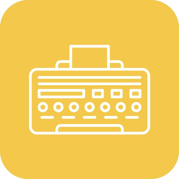 Imagen vectorial del icono de la impresora Puede utilizarse para dispositivos electrónicos
