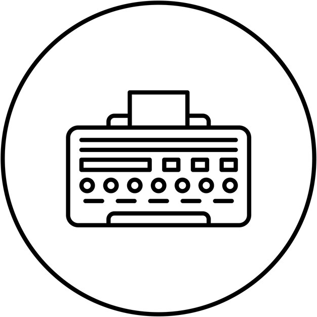Imagen vectorial del icono de la impresora Puede utilizarse para dispositivos electrónicos