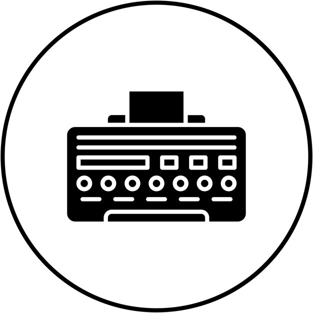Imagen vectorial del icono de la impresora Puede utilizarse para dispositivos electrónicos