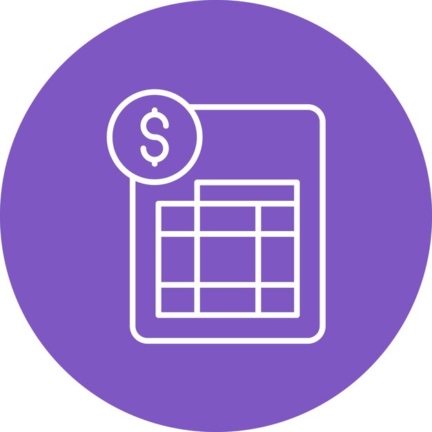 La imagen vectorial del icono de impuestos se puede utilizar para invertir