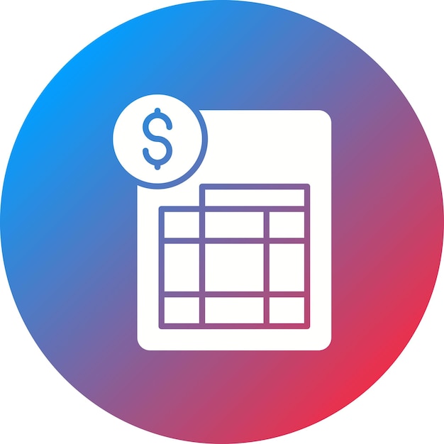 La imagen vectorial del icono de impuestos se puede utilizar para invertir