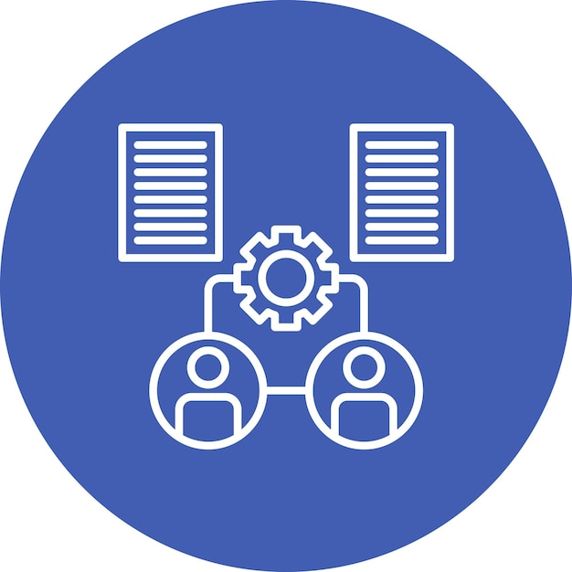 Imagen vectorial de icono de incorporación Puede utilizarse para la formación empresarial