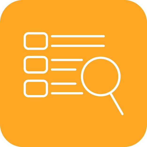Imagen vectorial de icono de índice Se puede utilizar para el marketing en Internet
