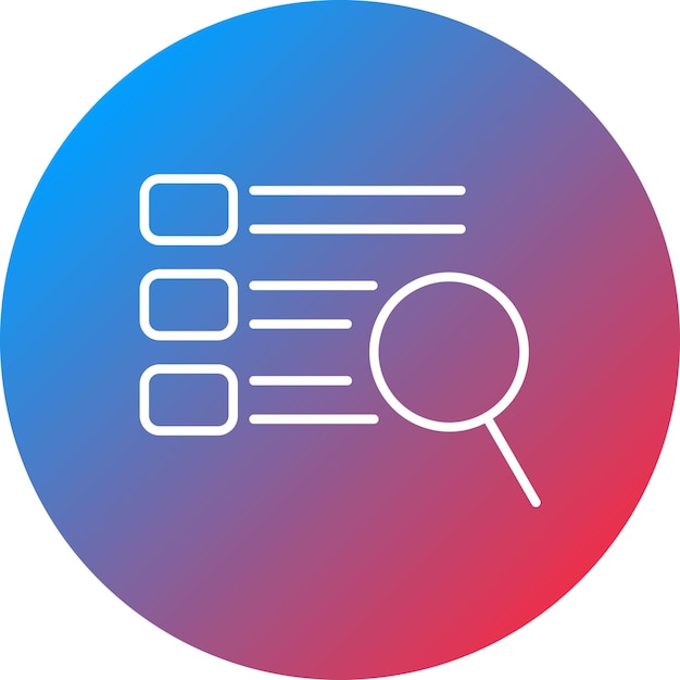 Imagen vectorial de icono de índice Se puede utilizar para el marketing en Internet