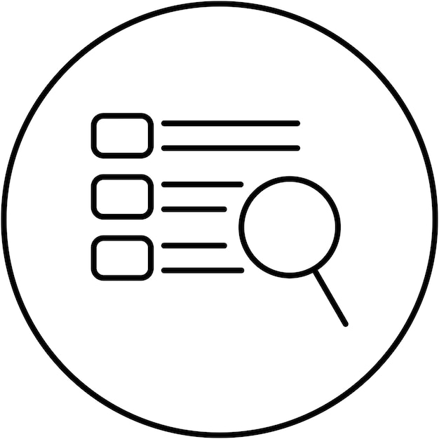 Imagen vectorial de icono de índice Se puede utilizar para el marketing en Internet