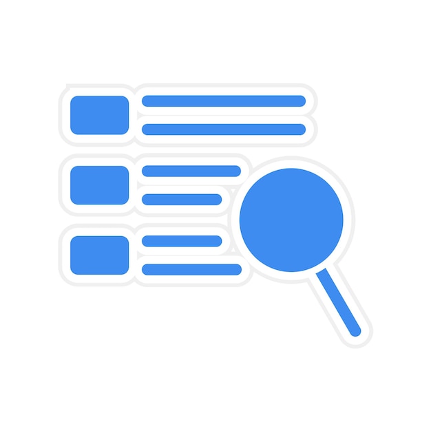 Imagen vectorial de icono de índice Se puede utilizar para el marketing en Internet