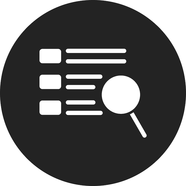 Imagen vectorial de icono de índice Se puede utilizar para el marketing en Internet