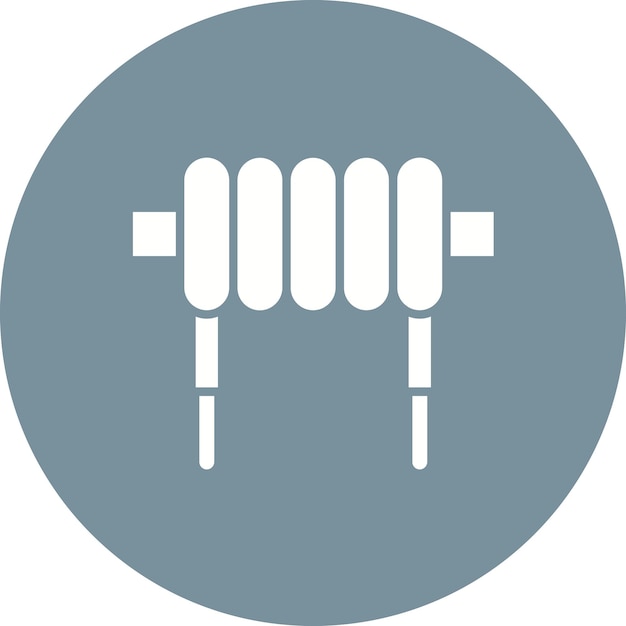 Imagen vectorial del icono del inductor Se puede utilizar para la escuela