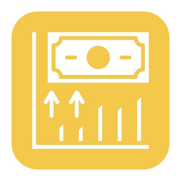 Imagen vectorial del icono de inflación Se puede utilizar para el manejo de crisis