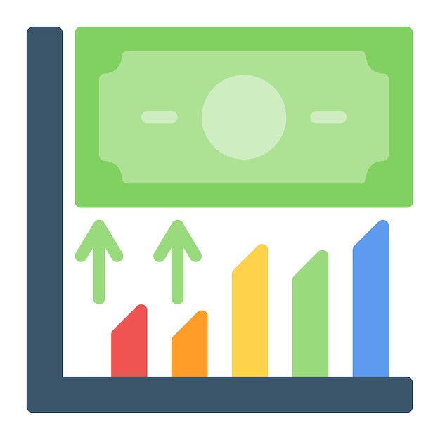 Imagen vectorial del icono de inflación Se puede utilizar para el manejo de crisis