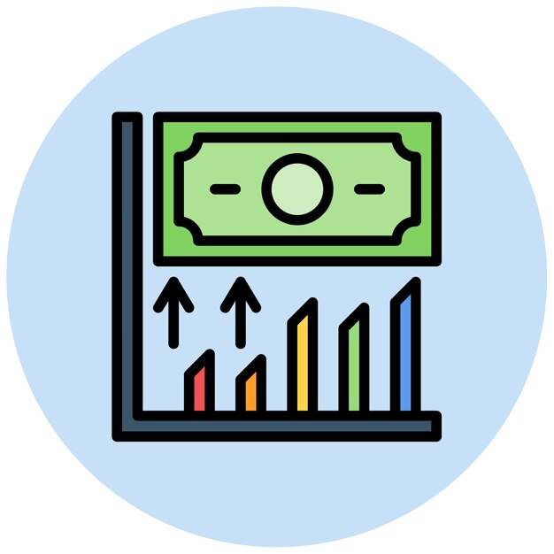 Imagen vectorial del icono de inflación Se puede utilizar para el manejo de crisis
