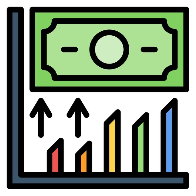 Imagen vectorial del icono de inflación Se puede utilizar para el manejo de crisis