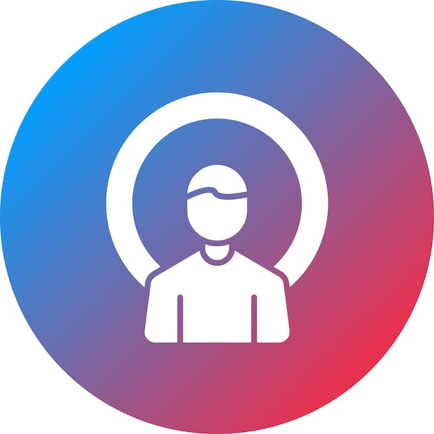 Imagen vectorial del icono de influencer Se puede usar para Digital Nomad