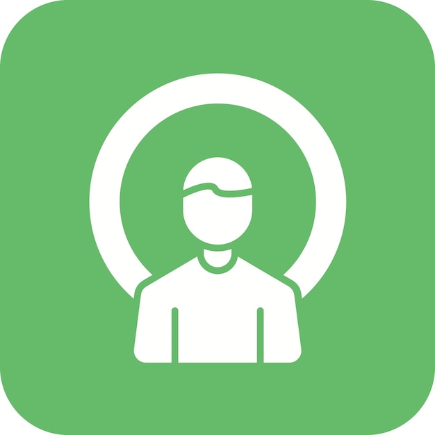 Imagen vectorial del icono de influencer Se puede usar para Digital Nomad