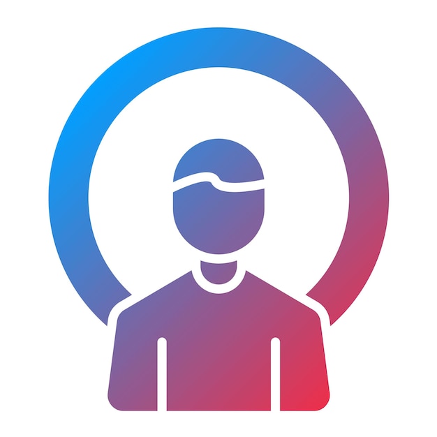 Imagen vectorial del icono de influencer Se puede usar para Digital Nomad