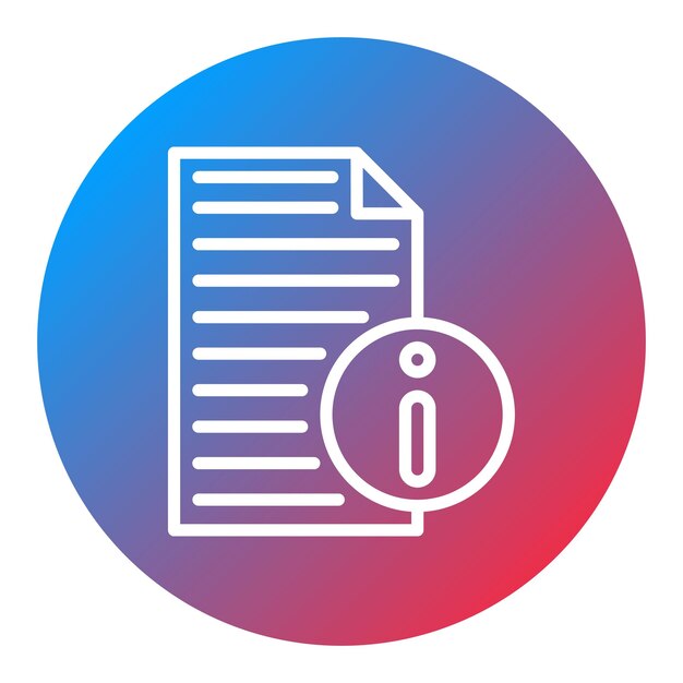 La imagen vectorial del icono de información se puede utilizar para el cumplimiento y la regulación