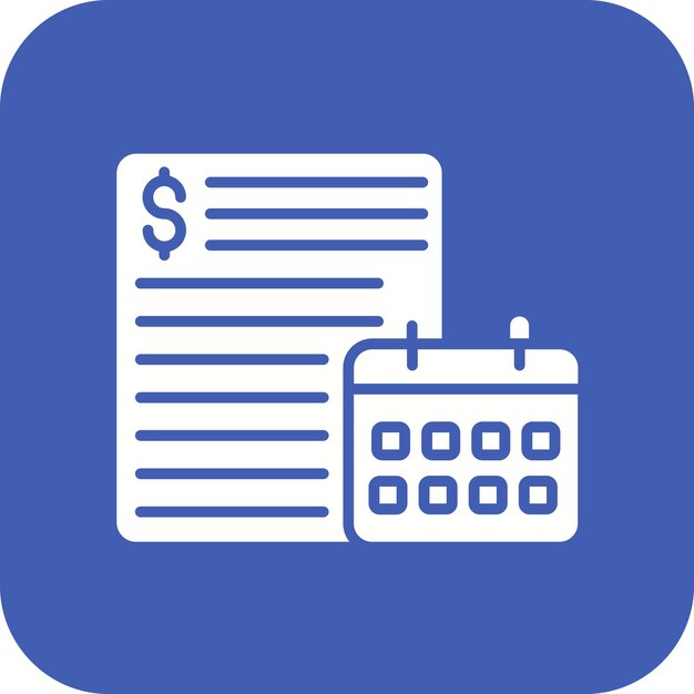 Imagen vectorial del icono del informe anual de ventas Se puede utilizar para las ventas