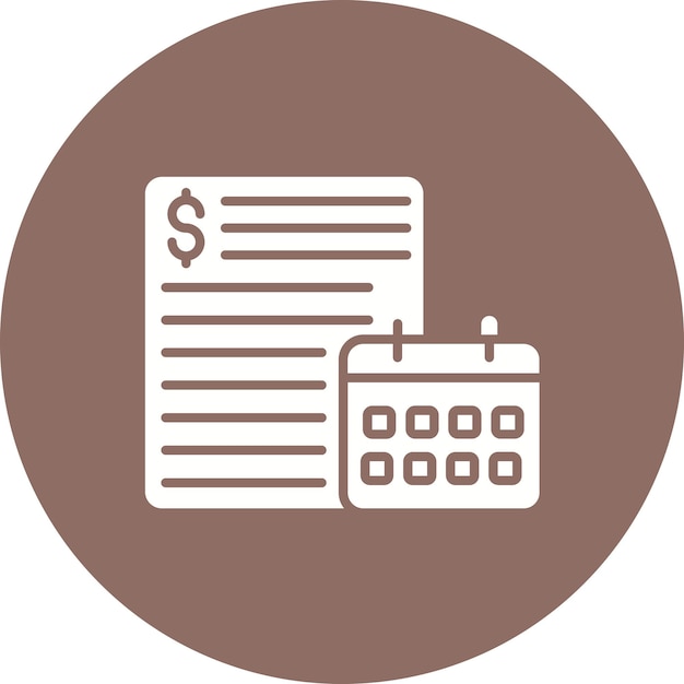 Imagen vectorial del icono del informe anual de ventas Se puede utilizar para las ventas