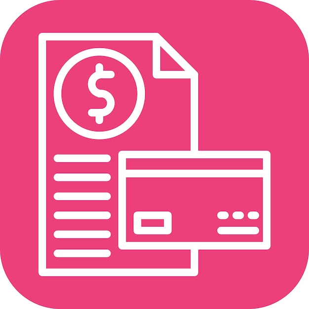 Imagen vectorial del icono del informe de crédito Se puede utilizar para el crédito y el préstamo