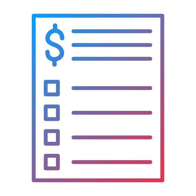 Imagen vectorial del icono del informe empresarial Se puede utilizar para Business