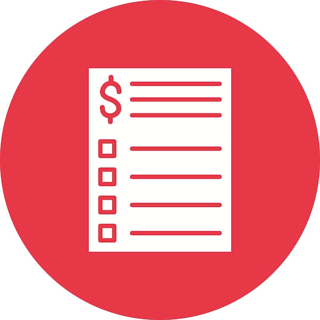 Imagen vectorial del icono del informe empresarial Se puede utilizar para Business