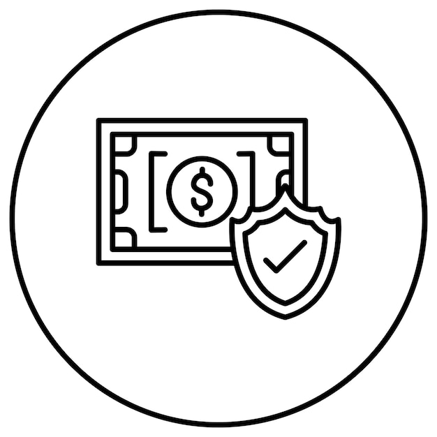 Imagen vectorial del icono del informe de negocios Se puede utilizar para Finanzas y Dinero