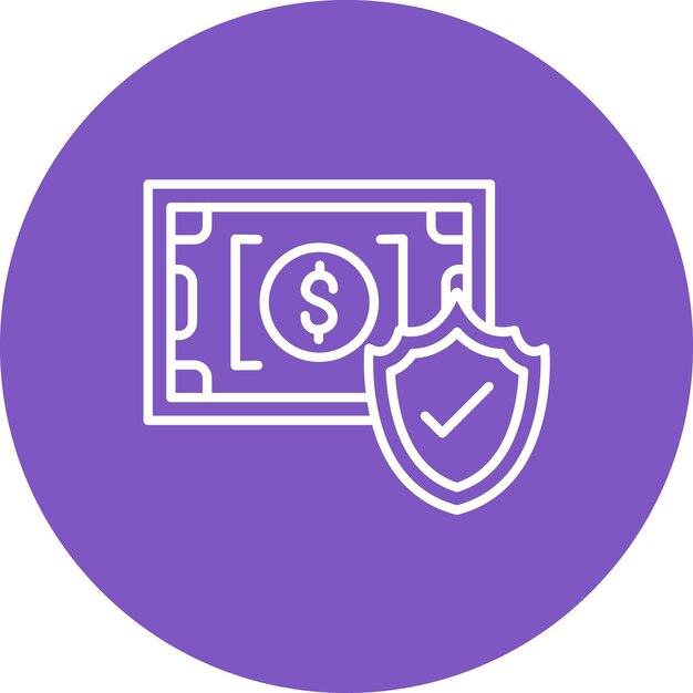 Imagen vectorial del icono del informe de negocios Se puede utilizar para Finanzas y Dinero