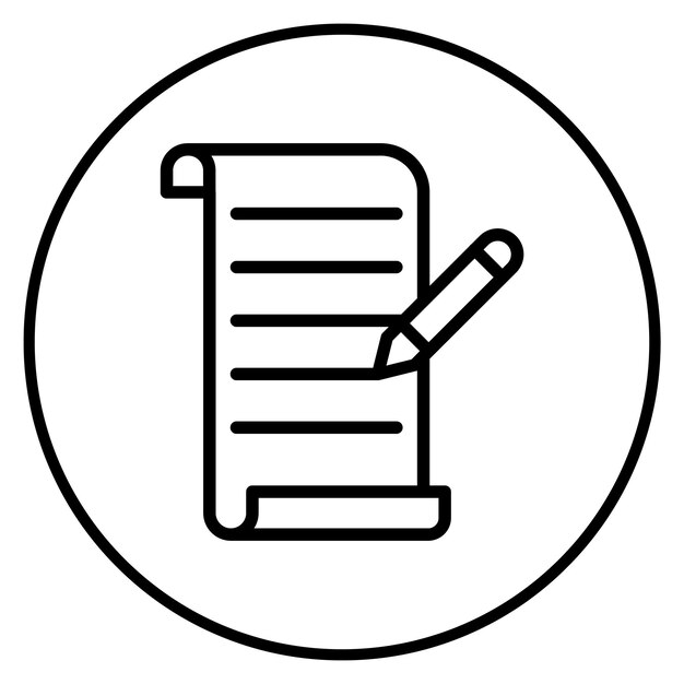 Imagen vectorial del icono del informe de prueba Se puede utilizar para pruebas de software