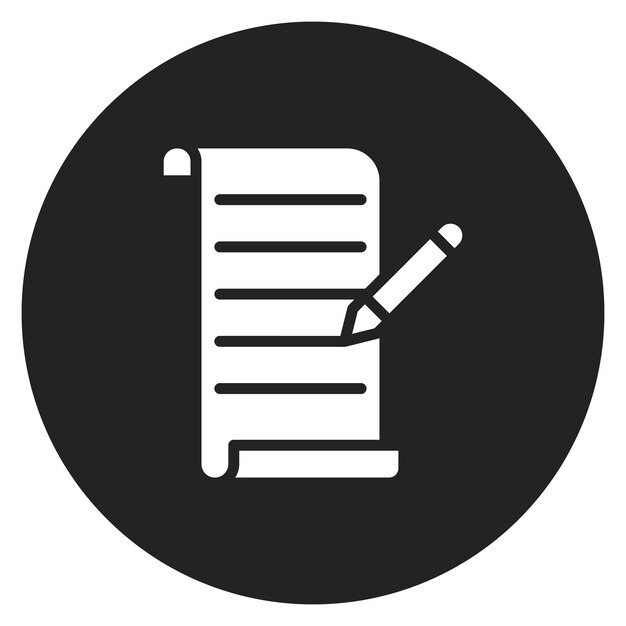 Imagen vectorial del icono del informe de prueba Se puede utilizar para pruebas de software