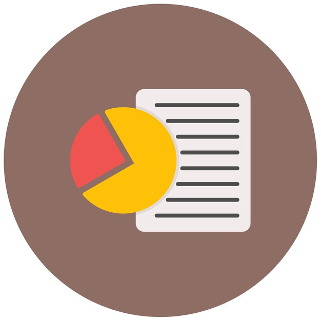 La imagen vectorial del icono de informe se puede utilizar para las ventas