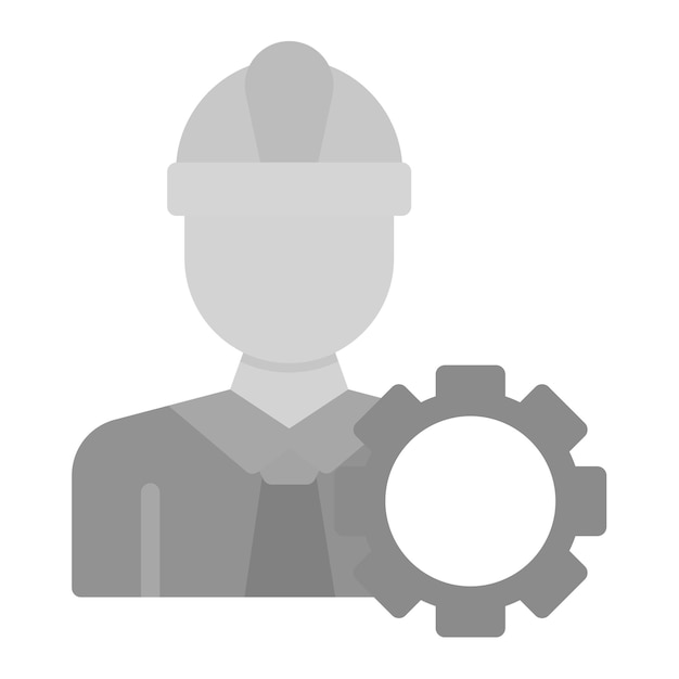 Imagen vectorial de icono de ingeniería Se puede usar para robótica
