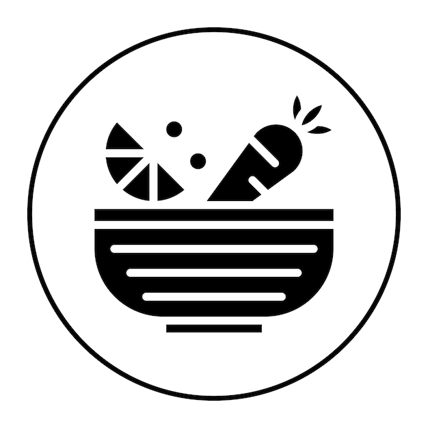 Imagen vectorial del icono de los ingredientes Puede utilizarse para la cosmetología