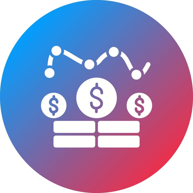 Imagen vectorial del icono de ingresos Se puede utilizar para la economía empresarial