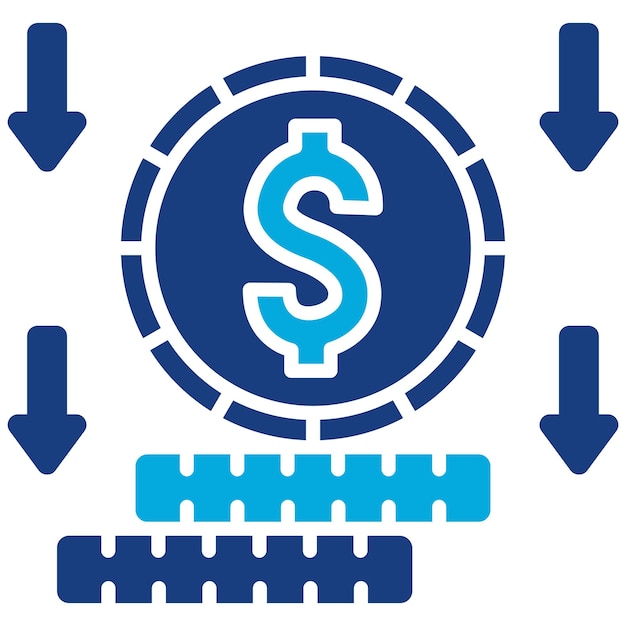 Vector imagen vectorial del icono de ingresos puede utilizarse para fintech