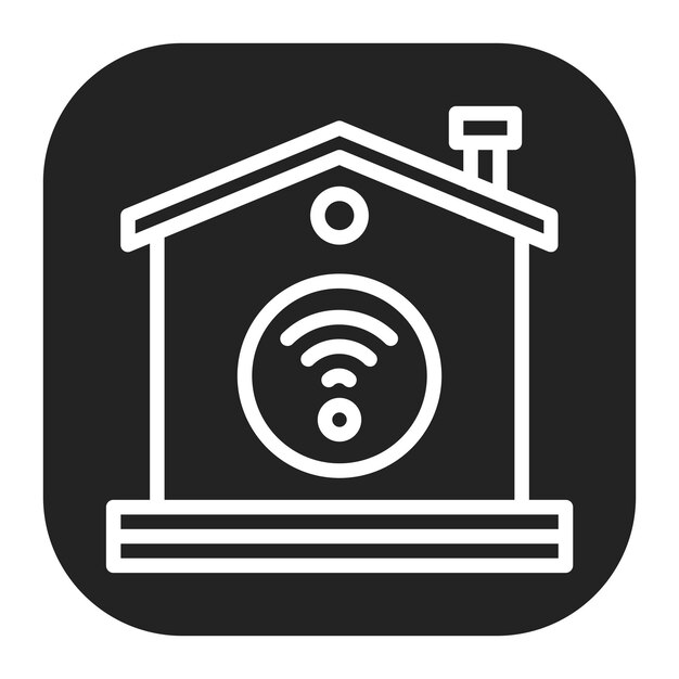 Imagen vectorial de icono de inicio inteligente Se puede usar para Disrupción Digital