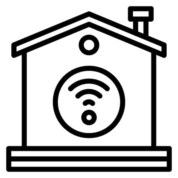 Imagen vectorial de icono de inicio inteligente Se puede usar para Disrupción Digital