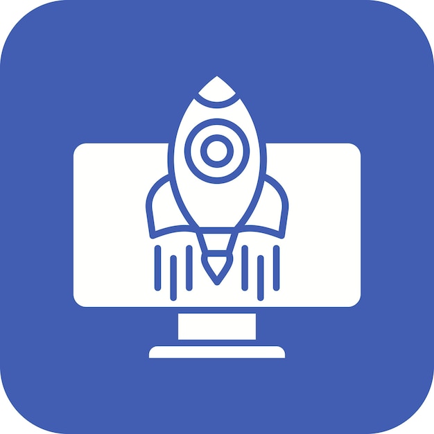Imagen vectorial del icono de inicio del proyecto Se puede utilizar para Agile