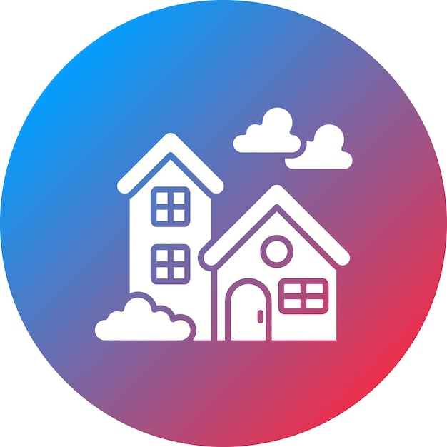 Imagen vectorial del icono de inicio Se puede usar para Comfort