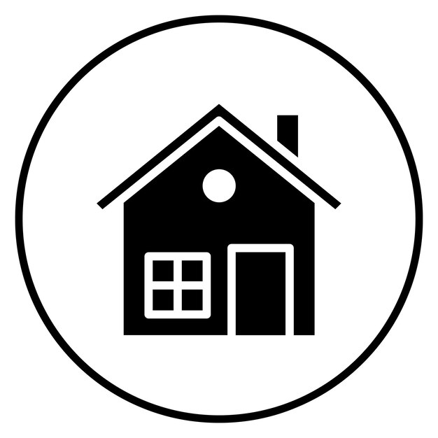 Imagen vectorial del icono de inicio Se puede utilizar para los Derechos Humanos