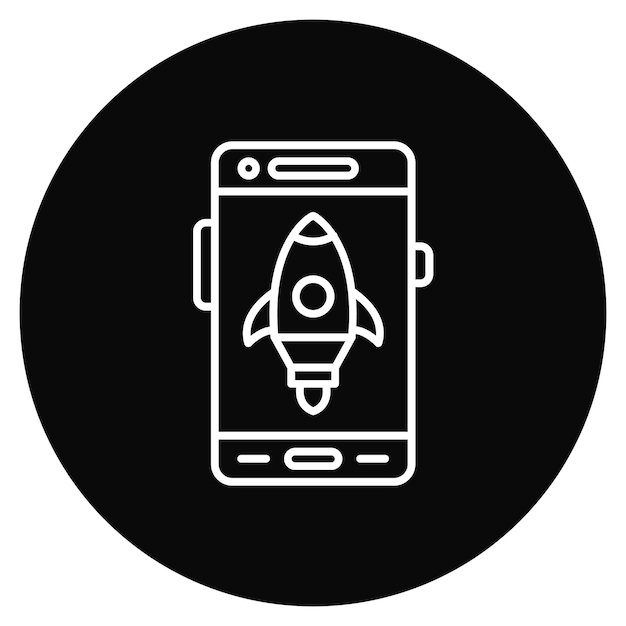 Imagen vectorial del icono de inicio Se puede utilizar para el desarrollo de aplicaciones móviles