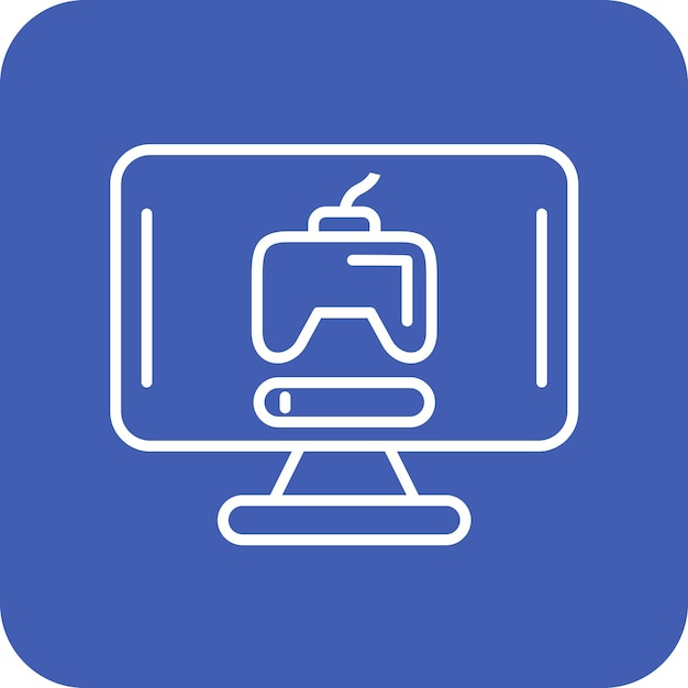 Imagen vectorial del icono de inicio de sesión del juego Se puede usar para juegos en línea