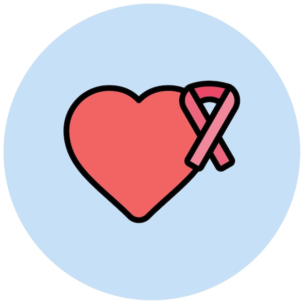 Imagen vectorial del icono de inmunoterapia contra el cáncer Se puede utilizar para la quimioterapia