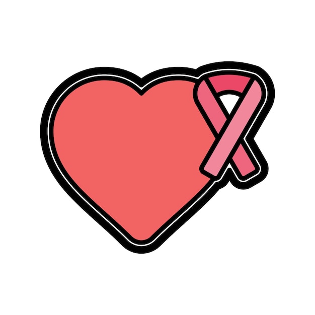Imagen vectorial del icono de inmunoterapia contra el cáncer Se puede utilizar para la quimioterapia