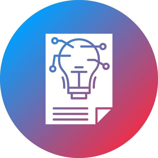 La imagen vectorial del icono de Insight se puede utilizar para Back to School