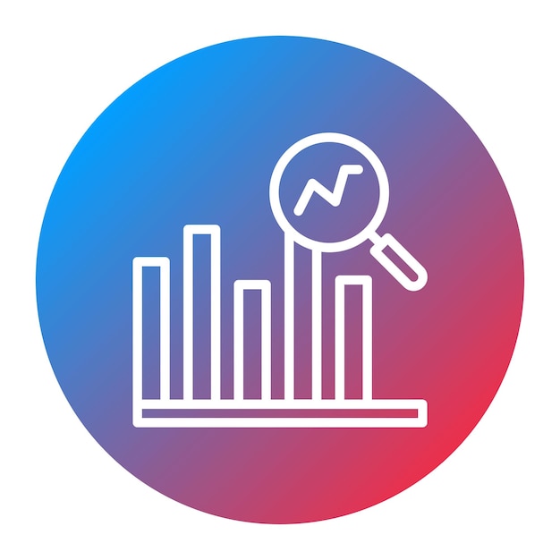 Imagen vectorial del icono de Insights Puede utilizarse para la investigación de mercado