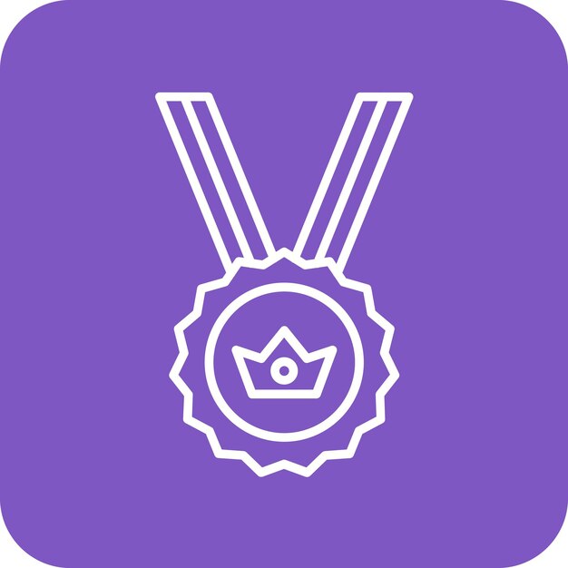 Imagen vectorial del icono de la insignia de premio Se puede utilizar para el marketing web