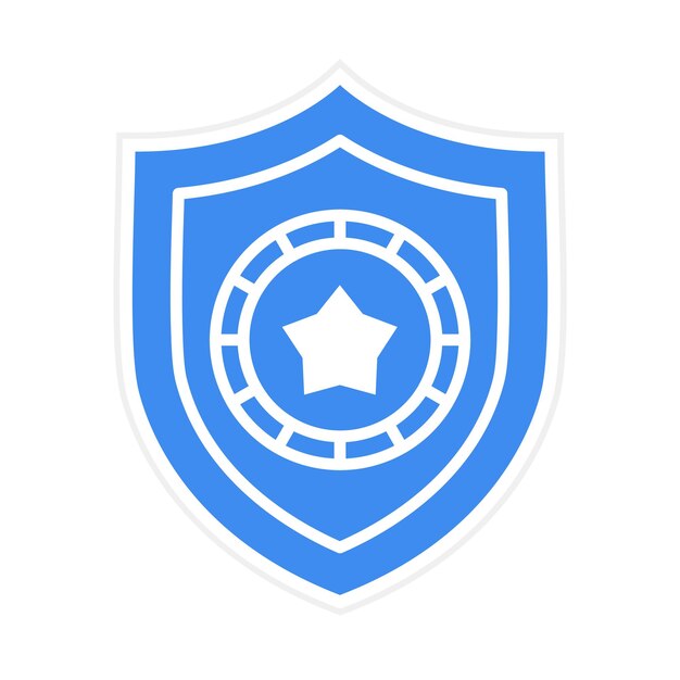 Imagen vectorial del icono de la insignia Se puede utilizar para el arranque