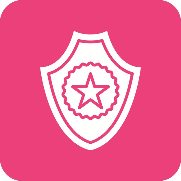 Imagen vectorial del icono de la insignia Se puede utilizar para negocios y oficinas