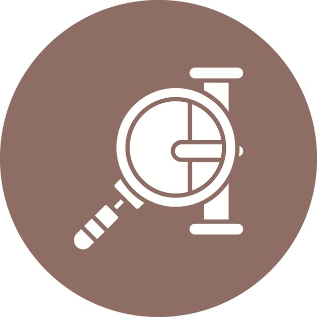 Imagen vectorial del icono de inspección de tuberías Se puede utilizar para la fontanería
