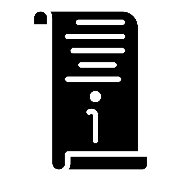Imagen vectorial del icono de la instrucción de trabajo Se puede utilizar para la gestión de operaciones
